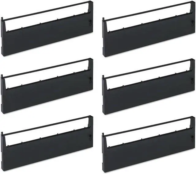 Alt view image 2 of 7 - SuppliesMAX Compatible Replacement for Unisys 19-1193-879 Black Printer Ribbons (6/PK) - Replacement to R0040 / P0040