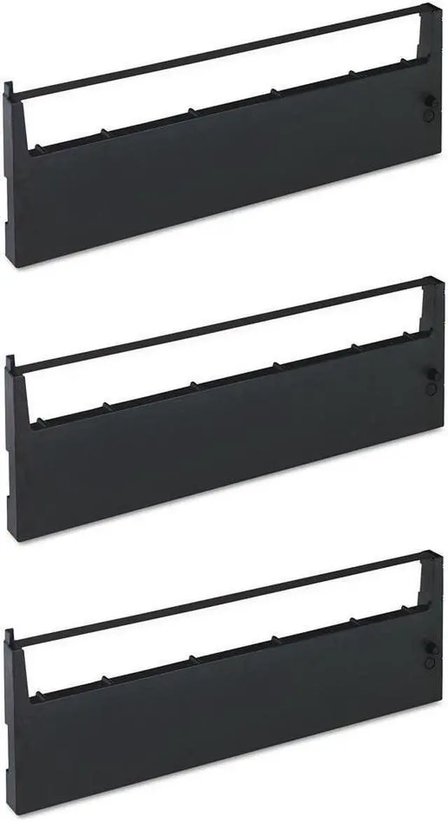 Alt view image 2 of 7 - SuppliesMAX Compatible Replacement for Qantel 5090/5091/5092 Black Printer Ribbons (3/PK) (17780_3PK)