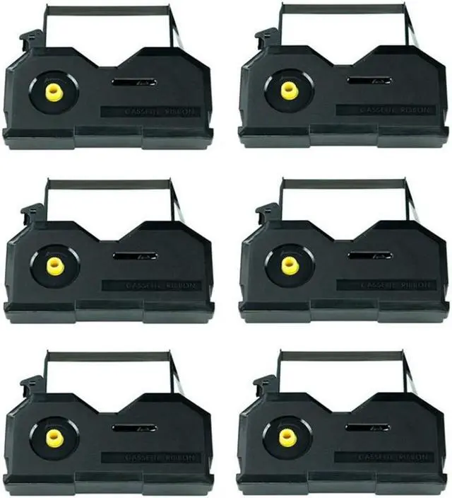Alt view image 2 of 7 - SuppliesMAX Compatible Replacement for Nakajima AE-300/AE-350/AE-360/AE-365/AE-395/AE-440/AE-460/AE-465/AE-475/AP-650 Black Typewriter Correctable Ribbons (6/PK) (EC001)