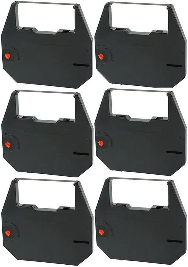 Alt view image 2 of 7 - SuppliesMAX Compatible Replacement for Olympia Carrera Deluxe MD/II/S/Mastertype 2/3 Black Typewriter Correctable Ribbons (6/PK) (80214)