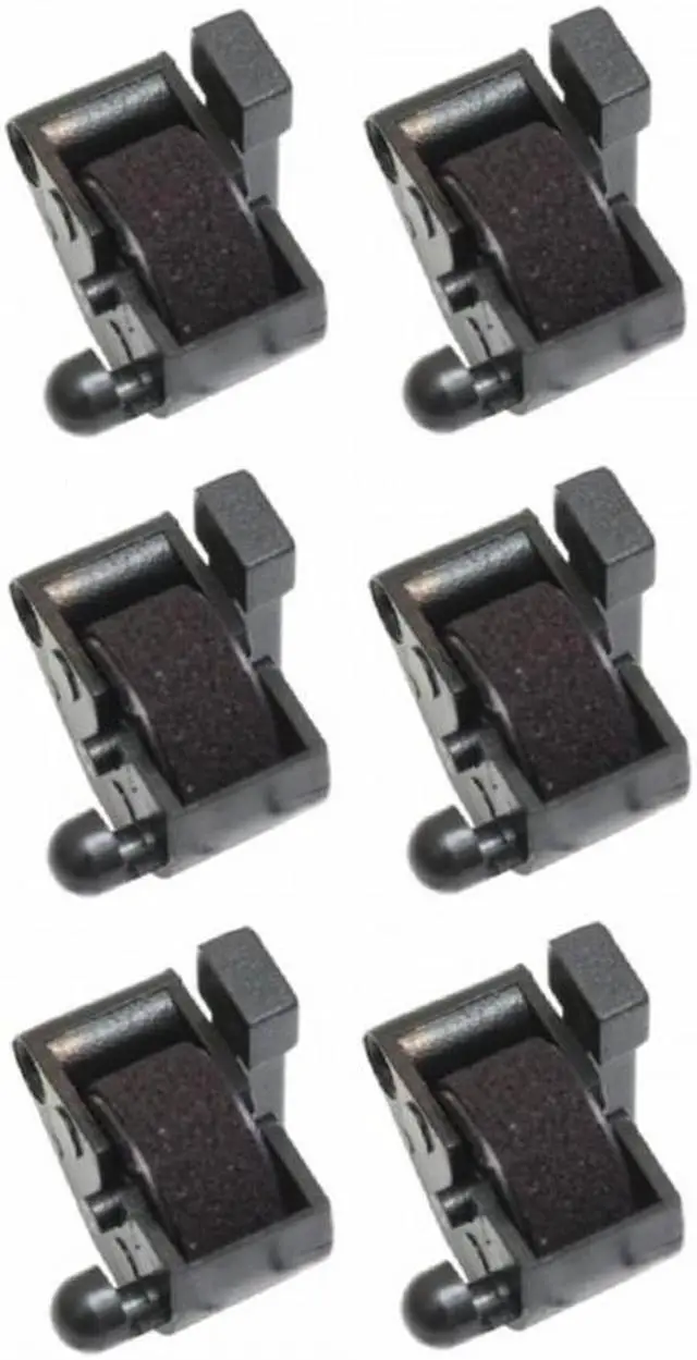 Alt view image 2 of 7 - SuppliesMAX Compatible Replacement for Adler Royal PD-5/PD-9/PD-10/PD-12 Purple Ink Rollers (6/PK) (32.L0858)