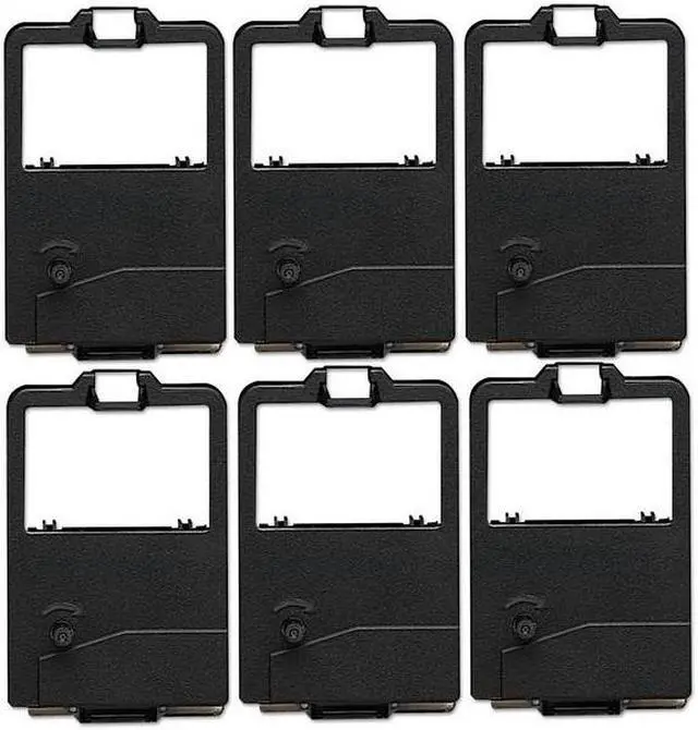 Alt view image 2 of 7 - SuppliesMAX Compatible Replacement for Unisys 19-1183-870 Black Printer Ribbons (6/PK) - Replacement to NEC 50-060