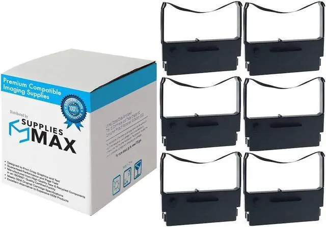 Main image of SuppliesMAX Compatible Replacement for Brother 101S/121S/BRE-101/BSE-101 Purple P.O.S. Printer Ribbons (6/PK) (SR-101S)