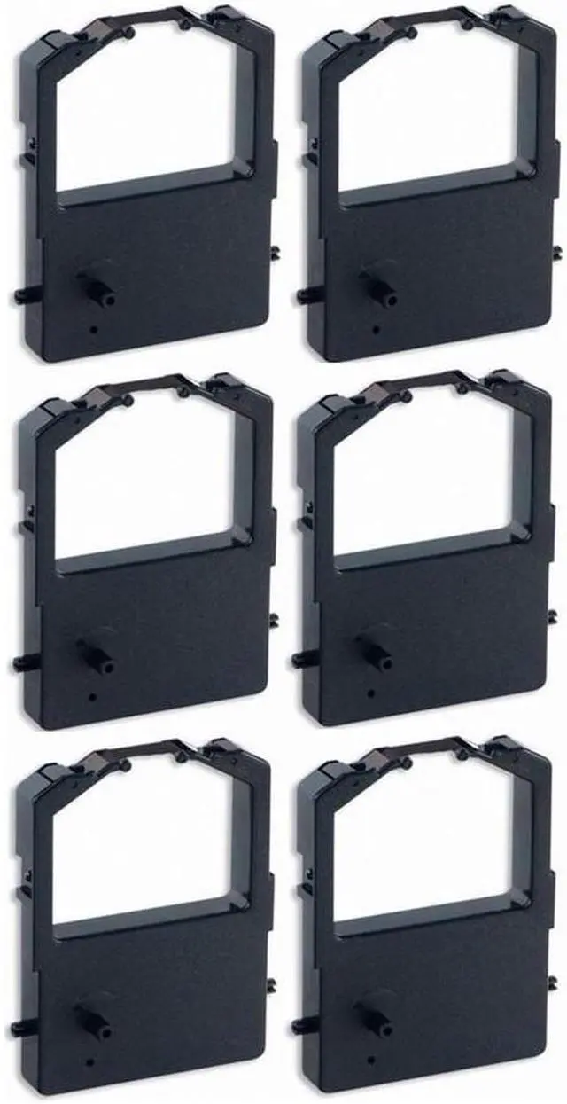 Alt view image 2 of 7 - SuppliesMAX Compatible Replacement for ActionPrinter 3250/AP-3250/LQ-100 Black Printer Ribbons (6/PK) (S015032-US)