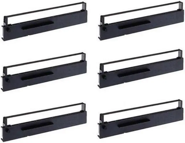 Alt view image 2 of 7 - SuppliesMAX Compatible Replacement for Sears 54114 Black Printer Ribbons (6/PK) - Replacement to Seikosha SP-16051A