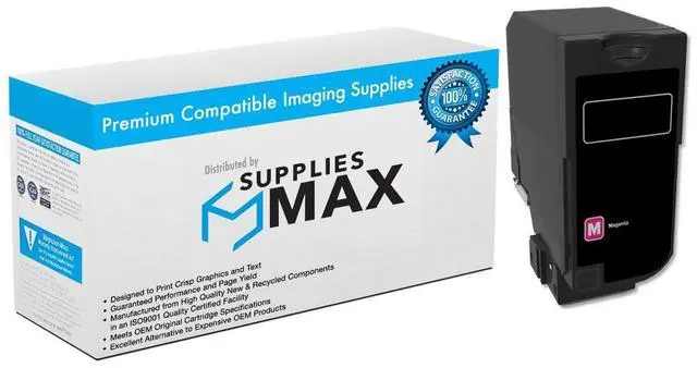 Main image of Compatible Lexmark CS-720DE/CS-720DTE/CS-725DE/CS-725DTE Magenta High Yield Toner Cartridge (12000 Page Yield) (74C1HM0)