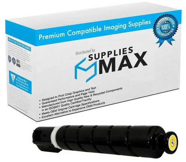 Main image of Compatible Canon imagePRESS C60/C65/C650/C700/C710/C750/C800/C810/C850/C910/V700/V800/V900 Yellow Toner Cartridge (39500 Page Yield) (T01Y) (8069B001)