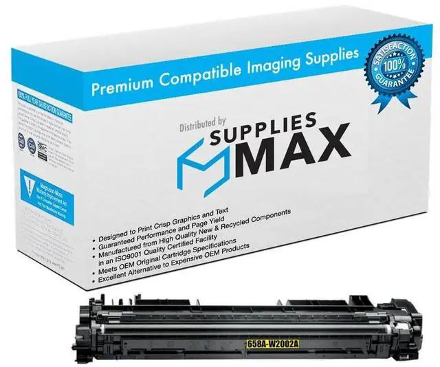 Main image of Compatible HP Color LaserJet Enterprise M751dn/M751n Series Yellow Toner Cartridge (6000 Page Yield) (NO. 658A) (W2002A)