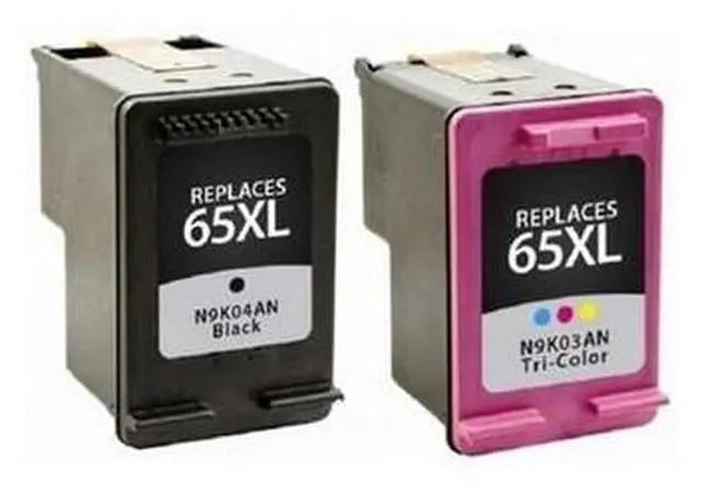 Alt view image 7 of 7 - SuppliesMAX Remanufactured Replacement for HP AMP 100 Series/Deskjet 2600/Deskjet 3700 Series/ENVY 5000 Series High Yield Inkjet Combo Pack (Black/Color) (NO. 65XL) (T0A37BN)