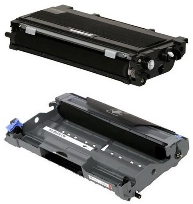 Alt view image 2 of 7 - Compatible Brother DCP-7010/DCP-7025/HL-2030/HL-2070/MFC-7220/MFC-7420/MFC-7820 Drum/Toner Value Combo Pack (1-Drum Unit/1-Toner) (TN-350/DR-350)