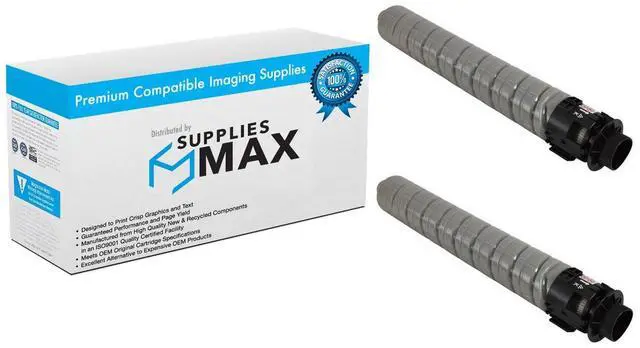 Main image of Compatible Gestetner Corp IM-C4510/IM-C6010 Black High Yield Toner Cartridge (2/PK-42000 Page Yield) (TYPE IM-C6010) (842526_2PK)