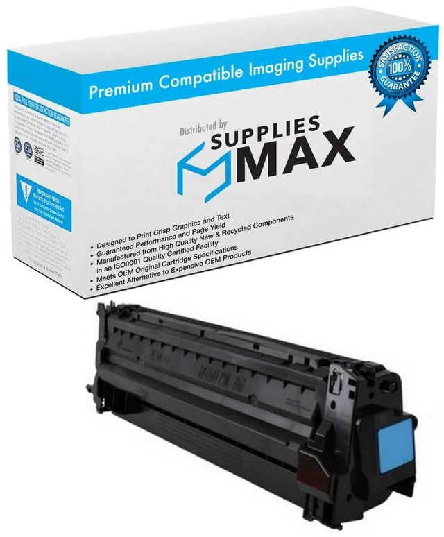Main image of SuppliesMAX Compatible Replacement for HP Color Laser Jet Enterprise M751dn/M751n Series Cyan High Yield Toner Cartridge (28000 Page Yield) (NO. 658X) (W2001X)
