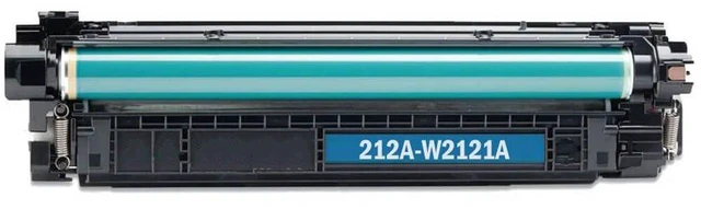 Alt view image 2 of 7 - SuppliesMAX Compatible Replacement for HP Color Laser Jet Enterprise M554dn/M555dn/M555x/Flow MFP-M578dn/MFP-M578f Cyan Toner Cartridge (4500 Page Yield) (NO. 212A) (W2121A)