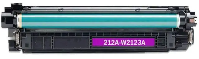 Alt view image 2 of 7 - Compatible HP Color LaserJet Enterprise M554dn/M555dn/M555x/Flow MFP-M578dn/MFP-M578f Magenta Toner Cartridge (4500 Page Yield) (NO. 212A) (W2123A)