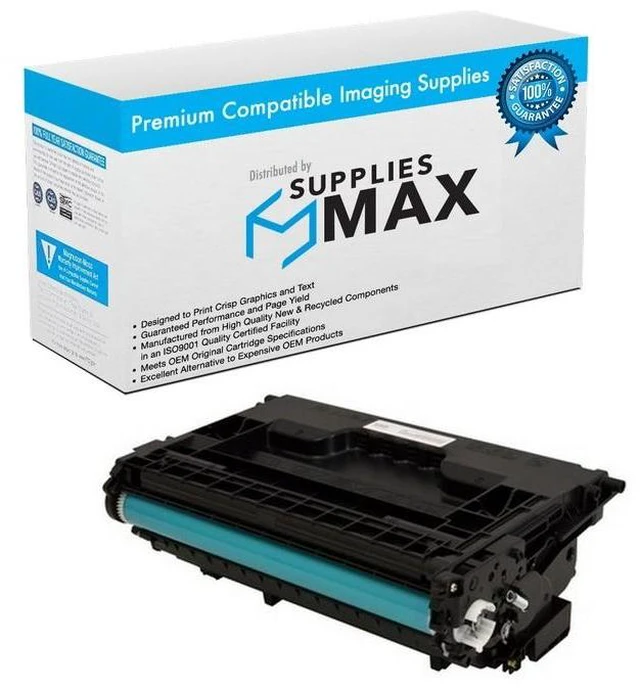 Main image of SuppliesMAX Compatible Replacement for HP Laser Jet Managed E60055/E60075/E60155/E60165/E60175/E62565/E62575/E62665/E62555/E62655/E62665 Black Toner Cartridge (50000 Page Yield) (W9004MC)