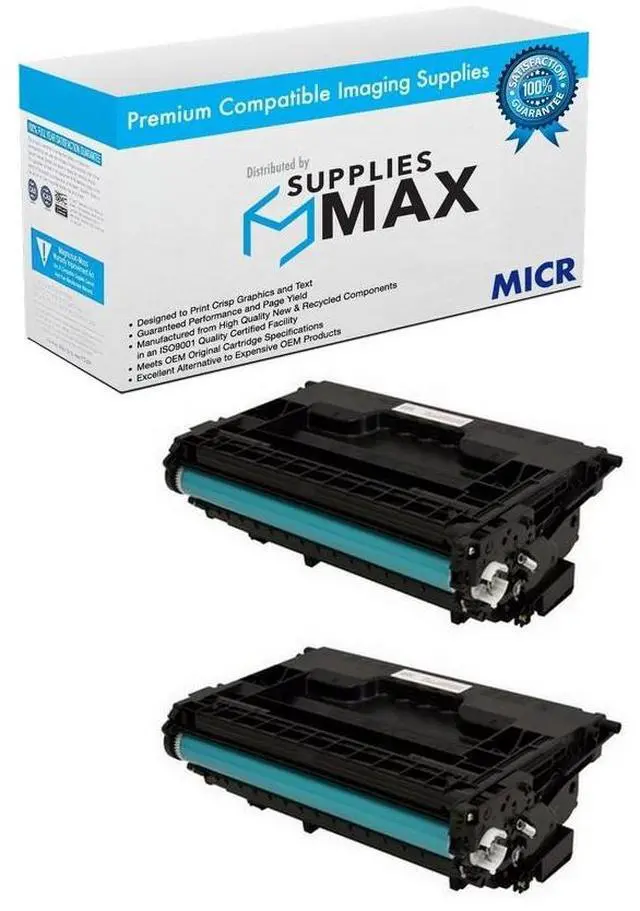 Main image of MICR HP LaserJet Managed E60055/E60075/E60155/E60165/E60175/E62565/E62575/E62665/E62555/E62655/E62665 Toner Cartridge (2/PK-50000 Page Yield) (W9004MCD)