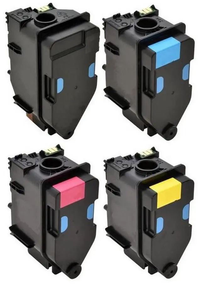 Alt view image 2 of 7 - Compatible Konica Minolta bizhub C3320i/bizhub C3321i Toner Cartridge Combo Pack (BK/C/M/Y) (TN-P80MP)