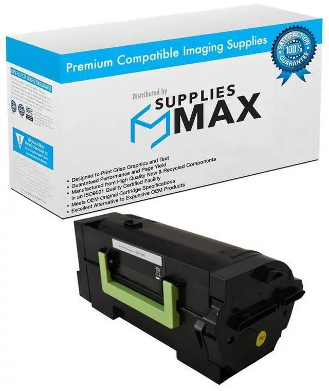 Main image of Compatible Lexmark MS-725/MS-821/MS-822/MS-823/MS-825/MX-721/MX-722/MX-725/MX-822/MX-826 Series High Yield Toner Cartridge (15000 Page Yield) (58D1H00)