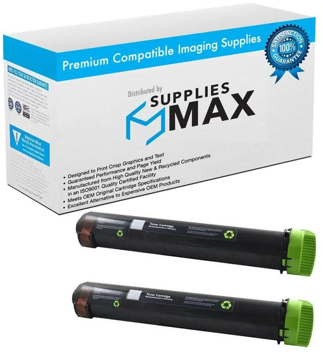Main image of SuppliesMAX Compatible Replacement for Panasonic WORKiO DP-8016P/WORKiO DP-8020E Toner Cartridge (2/PK-10000 Page Yield) (DQ-TUJ10K_2PK)