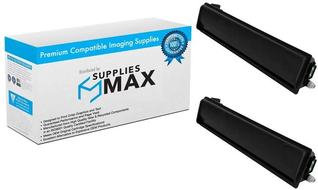 Main image of SuppliesMAX Compatible Replacement for Toshiba e-STUDIO 2008A/2508A/3008A/3008AG/3508A/4508A/5008A Black Toner Cartridge (2/PK-43000 Page Yield) (T-3008U_2PK)