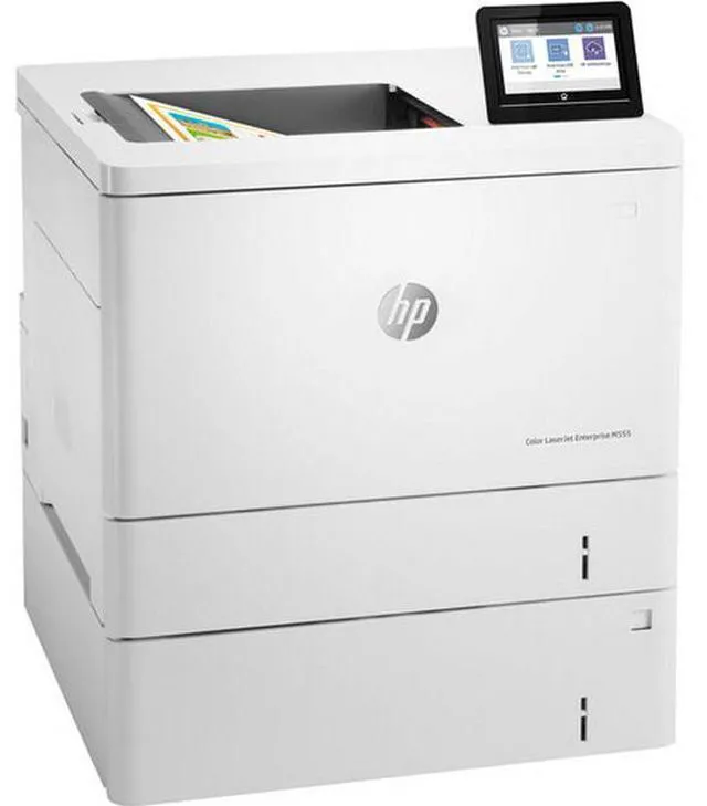 Main image of HP Color LaserJet Enterprise M555X Duplex-Network Color Laser Printer With Extra Paper Feeder-Toner Value Bundle Pack (7ZU79A#BGJ_TONERVB)