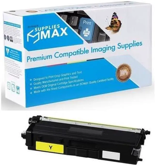 Main image of SuppliesMAX Compatible Replacement for Brother HL-L9310CDW/MFC-L9570CDW Yellow Ultra High Yield Toner Cartridge (9000 Page Yield) (TN-439Y)