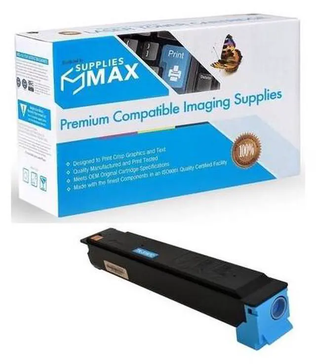 Main image of SuppliesMAX Compatible Replacement for Kyocera Mita TASKalfa 306ci/TASKalfa 307ci/TASKalfa 308ci Cyan Toner Cartridge (7000 Page Yield) (TK-5197C) (1T02R4CUS0)