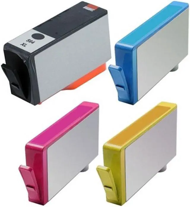 Alt view image 2 of 7 - SuppliesMAX Remanufactured Replacement for HP DeskJet 3500/OfficeJet 4620/PhotoSmart 5500/6520/7500/B8550/C6300/D5400/D7560 High Yield Inkjet Combo Pack (BK/C/M/Y) (NO. 564XL) (N9H60FN)