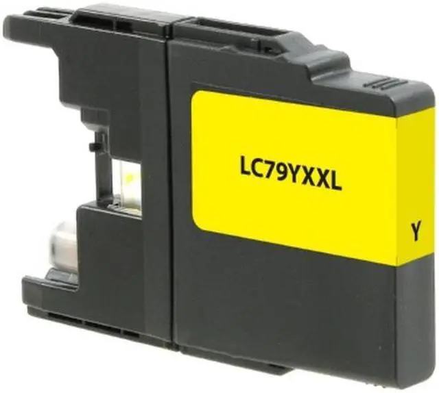 Alt view image 2 of 7 - SuppliesMAX Compatible Replacement for Brother MFC-J5910DW/MFC-J6510DW/MFC-J6710DW/MFC-J6910DW Yellow High Yield Inkjet (1200 Page Yield) (LC-79Y)