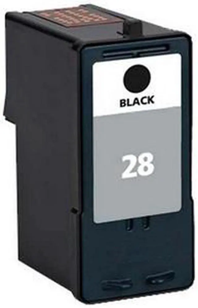 Alt view image 2 of 7 - SuppliesMAX Remanufactured Replacement for Lexmark X2500/X2530/X2550/X5070/X5075/X5320/X5340/X5495/Z845/Z1300/Z1320 Black Inkjet (175 Page Yield) (NO. 28) (18C1528)