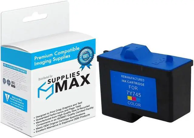 Main image of SuppliesMAX Remanufactured Replacement for Dell A940/A960 Color Inkjet (Series 2) (7Y745)
