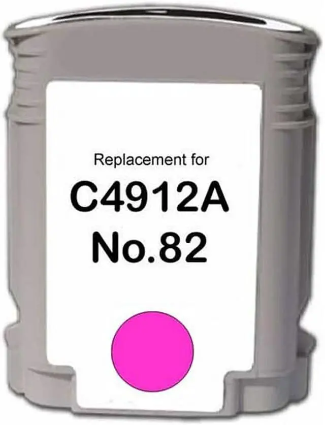 Alt view image 2 of 7 - SuppliesMAX Remanufactured Replacement for HP DesignJet 500PS/DesignJet 510/DesignJet 800PS/DesignJet 815-MFP/DesignJet 820-MFP Series Magenta Inkjet (69 ML) (NO. 82) (C4912A)