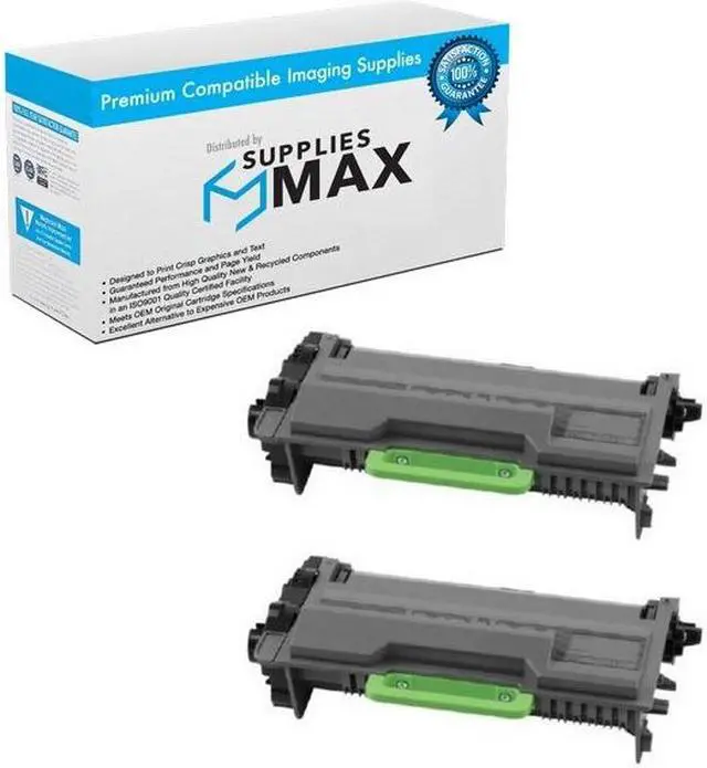 Main image of SuppliesMAX Compatible Replacement for Brother HL-L6200/HL-L6400/MFC-L6900/MFC-L6950DW High Yield Black Toner Cartridge (2/PK-12000 Page Yield) (TN-880_2PK)