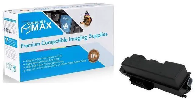Main image of SuppliesMAX Compatible Replacement for Kyocera Mita ECOSYS P2040dn/ECOSYS P2040dw Black Toner Cartridge (7200 Page Yield) (TK-1162) (1T02RY0US0)