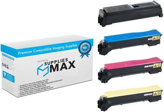 Main image of SuppliesMAX Compatible Replacement for Kyocera Mita FS-C5200DN Toner Cartridge Combo Pack (BK/C/M/Y) (TK-552MP)