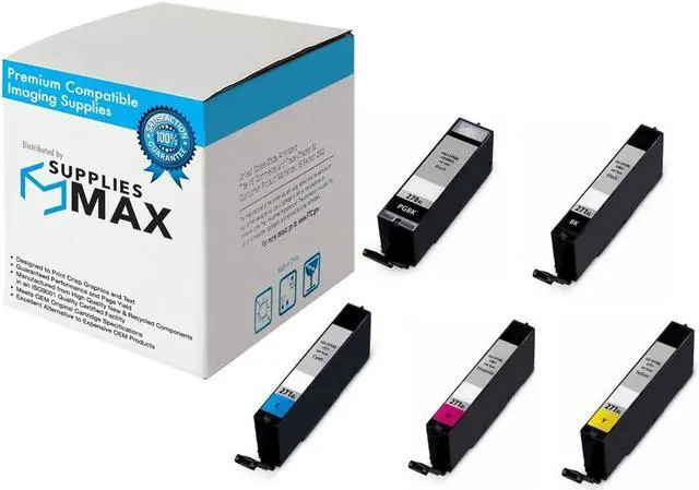 Main image of SuppliesMAX Compatible Replacement for Canon PIXMA MG-5720/MG-6820/MG-6822/MG-7720/TS-5020/TS-6020/TS-8020/TS-9020 High Yield Inkjet Combo Pack (2-BK/1-C/M/Y) (PGI-270XL/CLI-271XL) (0319C010)
