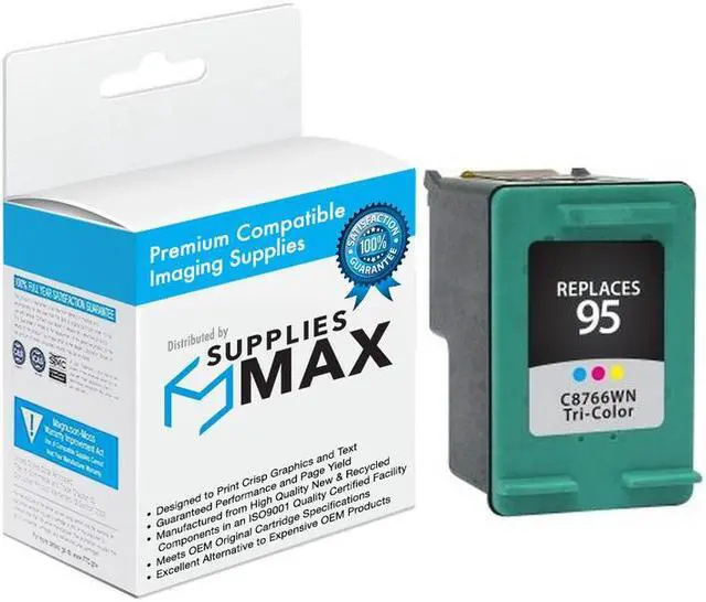 Main image of SuppliesMAX Replacement for Elite Image 75249 Tri-Color Inkjet (330 Page Yield) - Equivalent to HP C8766WN / HP NO. 95