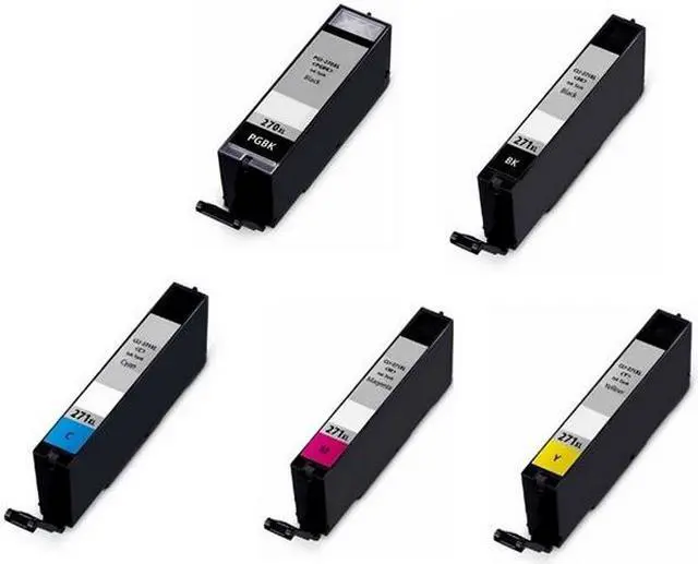 Alt view image 2 of 7 - SuppliesMAX Compatible Replacement for Canon PIXMA MG-5720/MG-6820/MG-6822/MG-7720/TS-5020/TS-6020/TS-8020/TS-9020 High Yield Inkjet Combo Pack (2-BK/1-C/M/Y) (PGI-270XL/CLI-271XL) (0319C010)