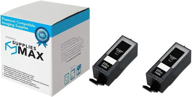 Main image of SuppliesMAX Compatible Replacement for Canon PIXMA iX-6850/MX-722/MX-922/MX-925 Black Extra High Yield Pigment Inkjet (2/PK-800 Page Yield) (PGI-255XXLBK) (8050B001_2PK)