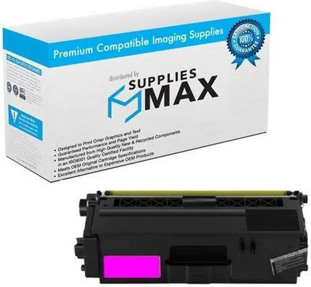 Main image of SuppliesMAX Compatible Replacement for Brother HL-L9200CDW/HL-L9300CDWT/MFC-L9550CDW/MFC-L9950CDWT High Yield Magenta Toner Cartridge (6000 Page Yield) (TN-339M)