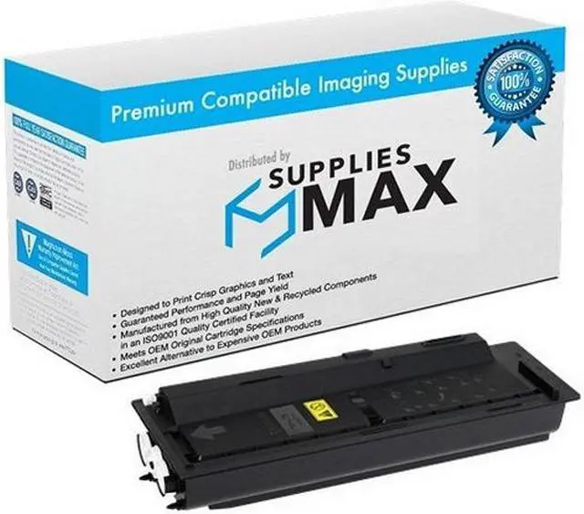 Main image of SuppliesMAX Compatible Replacement for Kyocera Mita FS-6025/FS-6030/FS-6525-MFP/FS-6530-MFP/TASKalfa 255/TASKalfa 305 Black Toner Cartridge (15000 Page Yield) (TK-477) (1T02K30US0)