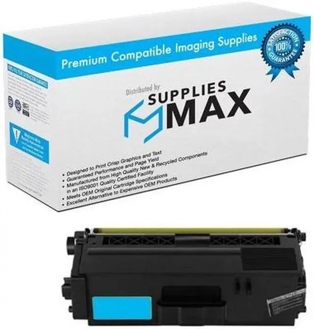 Main image of SuppliesMAX Compatible Replacement for Brother HL-L9200CDW/HL-L9300CDWT/MFC-L9550CDW/MFC-L9950CDWT High Yield Cyan Toner Cartridge (6000 Page Yield) (TN-339C)