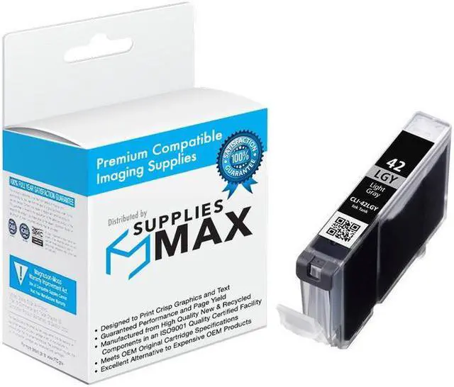 Main image of SuppliesMAX Compatible Replacement for Canon PIXMA PRO 100/PIXMA PRO 100S Series Light Gray Inkjet (CLI-42LGY) (6391B002)