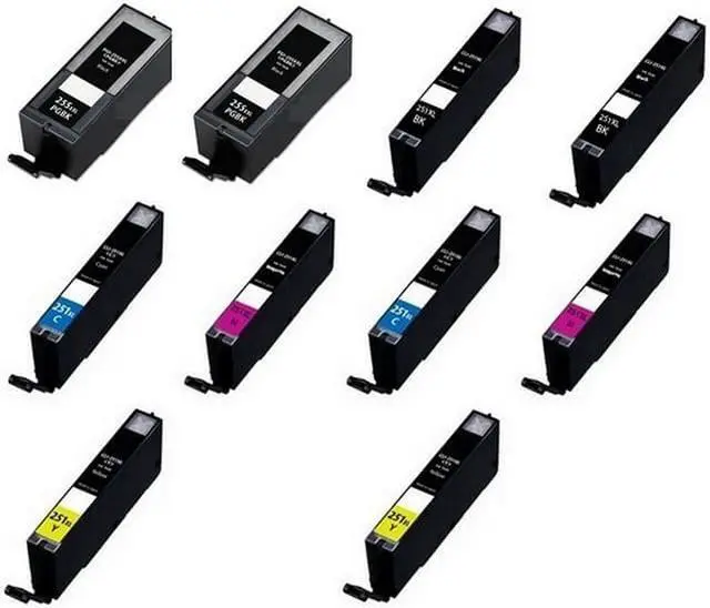 Alt view image 2 of 7 - SuppliesMAX Compatible Replacement for Canon PIXMA iX-6850/MX-722/MX-922/MX-925 Extra High Yield Inkjet Combo Pack (4-BK/2-C/M/Y) (8049B003/6513B004_2PK)