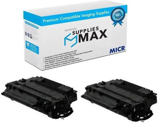 Main image of SuppliesMAX Compatible MICR Replacement for Canon LBP-6700/LBP-6750/LBP-6780X/MF-512X/MF-515X Black Toner Cartridge (2/PK-6000 Page Yield) (CRG-324) (3481B013_2PK)