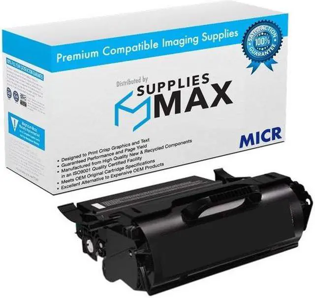 Main image of SuppliesMAX Compatible Replacement for Standard Register PL-5835/PL-5850 MICR Toner Cartridge (15000 Page Yield) (88100360)