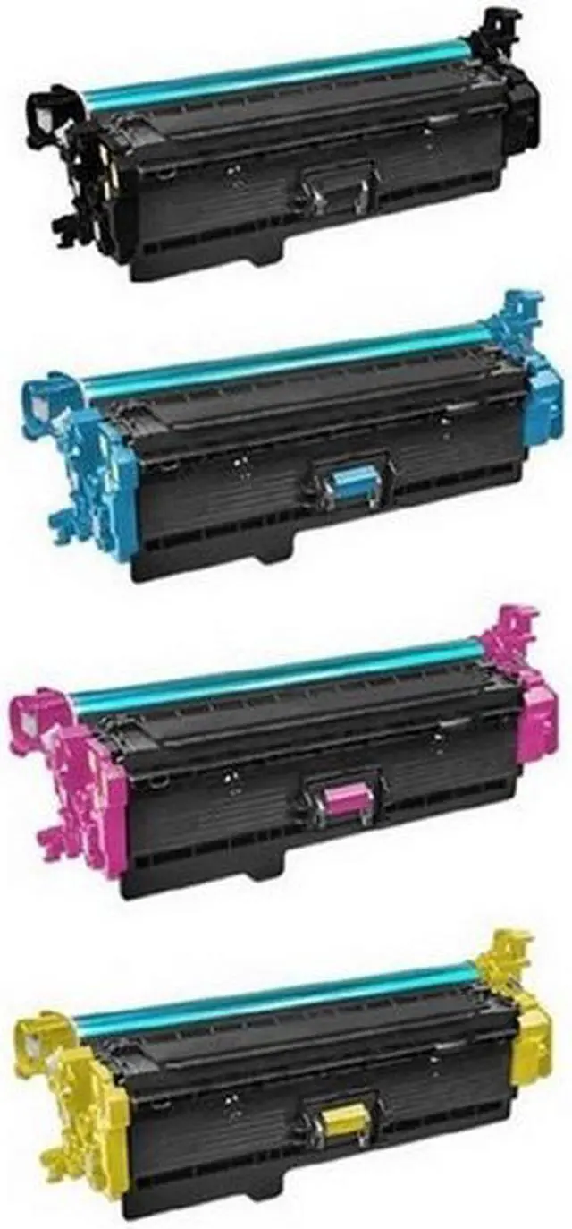 Alt view image 2 of 7 - Compatible HP Color LaserJet Enterprise M552/M553/M577/E55040/E57540 Jumbo Toner Cartridge Combo Pack (BK/C/M/Y) (NO. 508X) (CF36XJMP)
