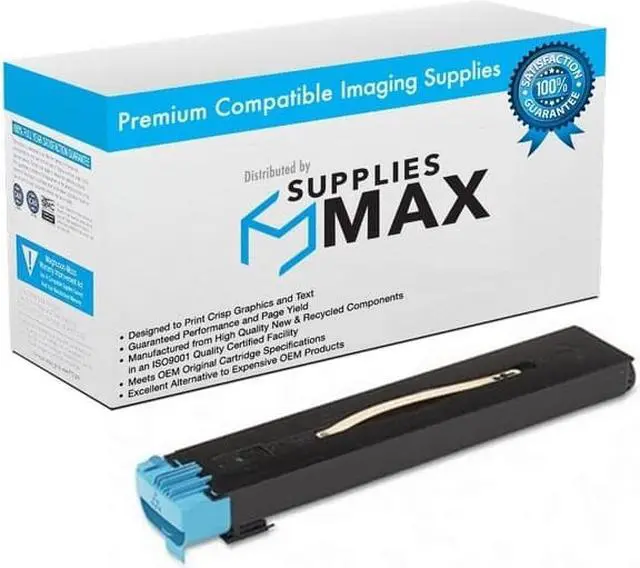 Main image of SuppliesMAX Replacement for Color 550/560/570 Cyan Toner Cartridge (34000 Page Yield) (006R01528)