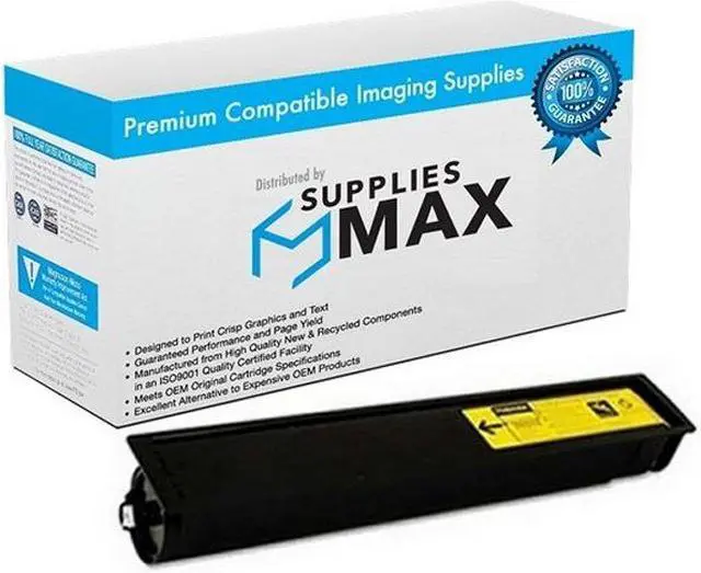 Main image of SuppliesMAX Compatible Replacement for Toshiba e-STUDIO 2330C/e-STUDIO 2820C/e-STUDIO 2830C/e-STUDIO 3520C/e-STUDIO 3530C/e-STUDIO 4520C Yellow Toner Cartridge (24000 Page Yield) (T-FC28Y)