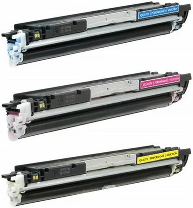 Alt view image 2 of 7 - SuppliesMAX Compatible Replacement for HP LaserJet Pro CP-1025/1025NW/M175A/M175NW/M275NW Toner Cartridge Combo Pack (C/M/Y-1000 Page Yield) (NO. 126A) (CF341A)